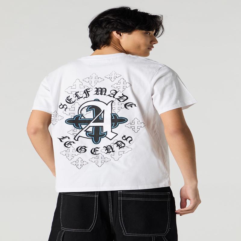 Self-Made Legends Embroidered Graphic T-Shirt