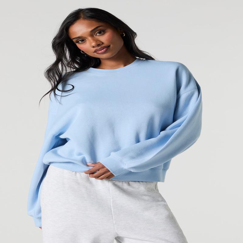 Boxy Fleece Sweatshirt