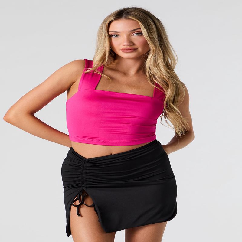 Contour Wide Strap Tank Top