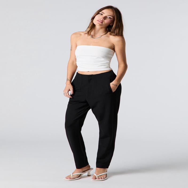 Crepe Slim Dress Pant