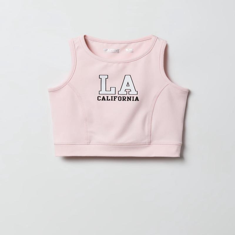 Girls Active Graphic Tank