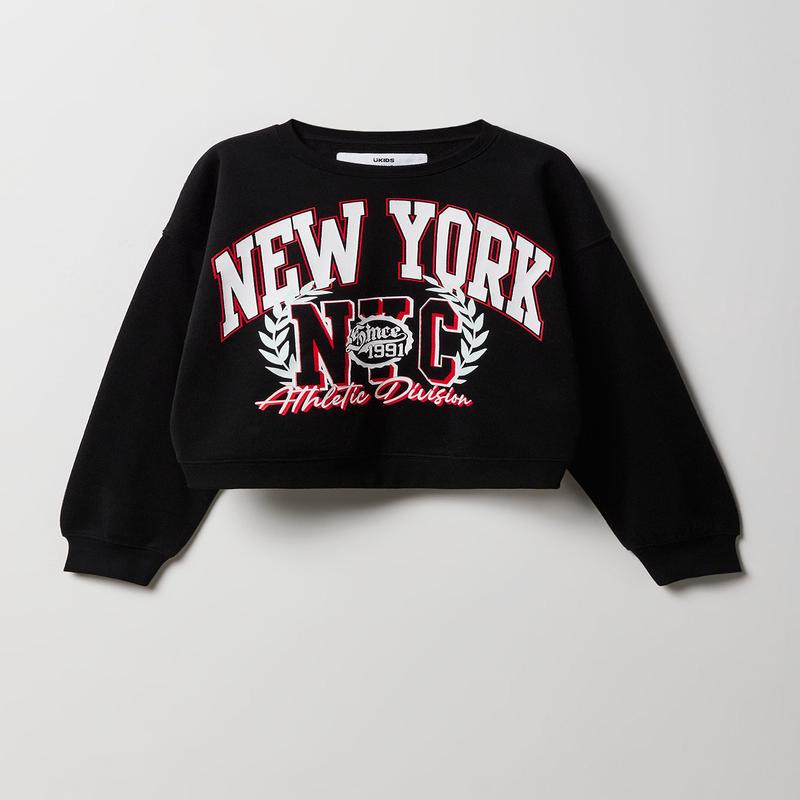 Girls Varsity Graphic Fleece Sweatshirt