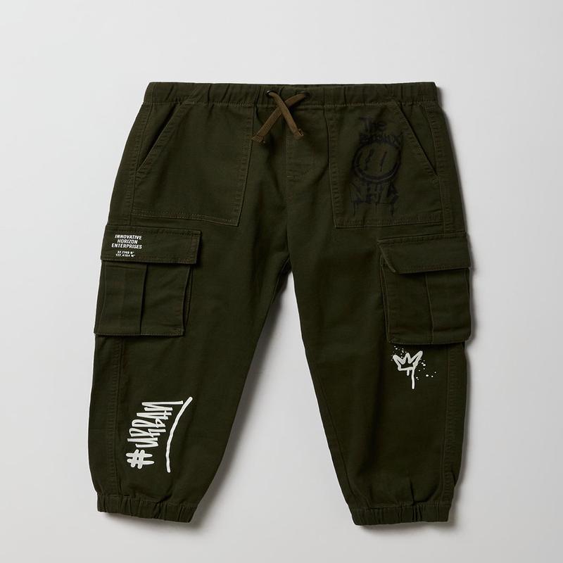 Jogger cargo  imprim graffitis pour garon