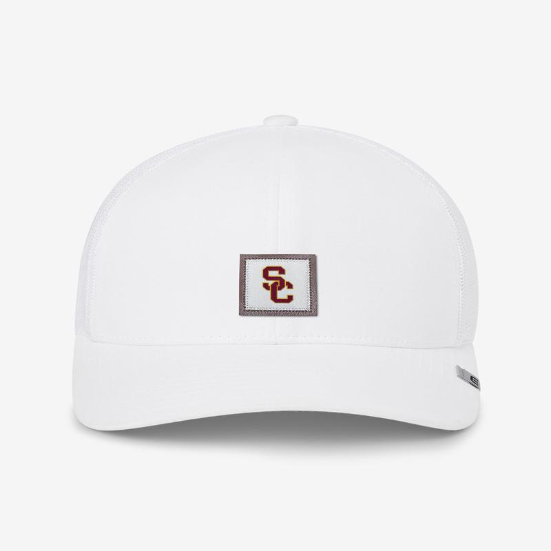 USC Leather Patch Snapback Hat