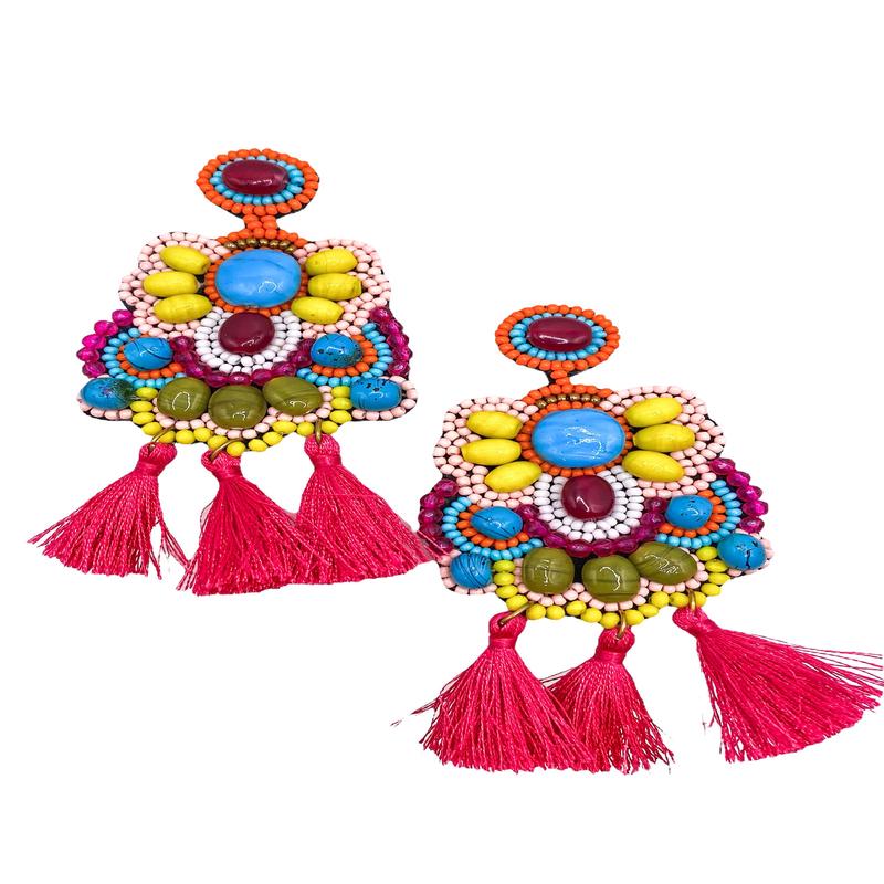 Allie Earring -  Pink | Treasure Jewels - SALE