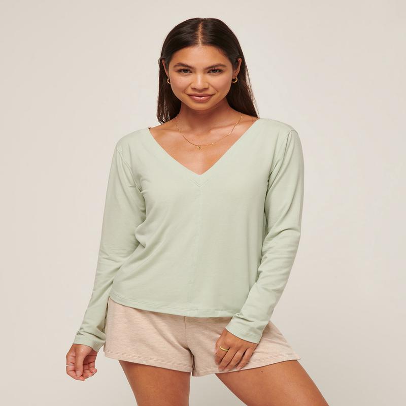 Bay Waves Vneck Top