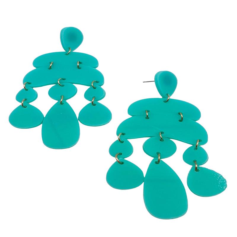 Darla Earring - Mint | Treasure Jewels - FINAL SALE