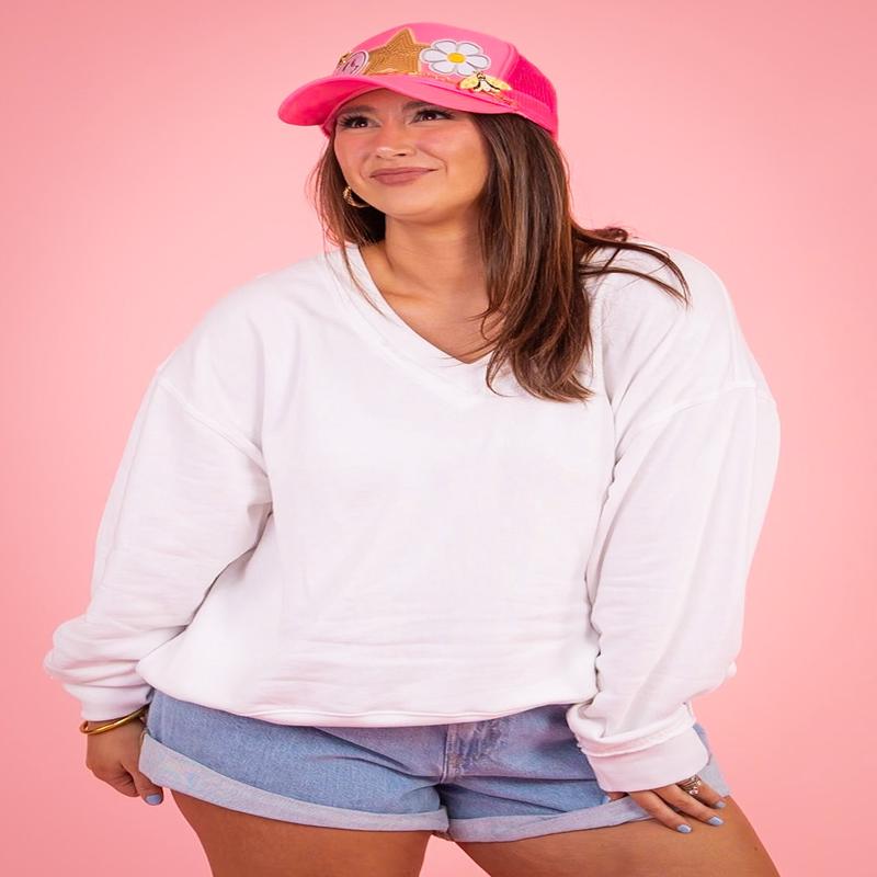 Double Take Sweatshirt - White | Z Supply - FINAL SALE