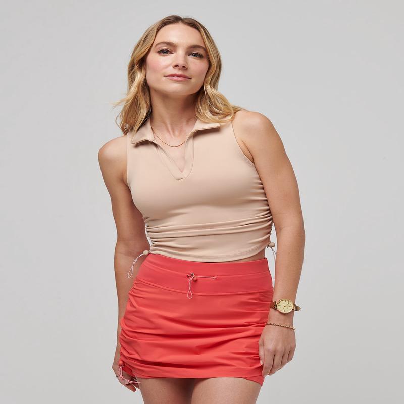 Salt Air, Don't Care Moveknit Sleeveless Polo