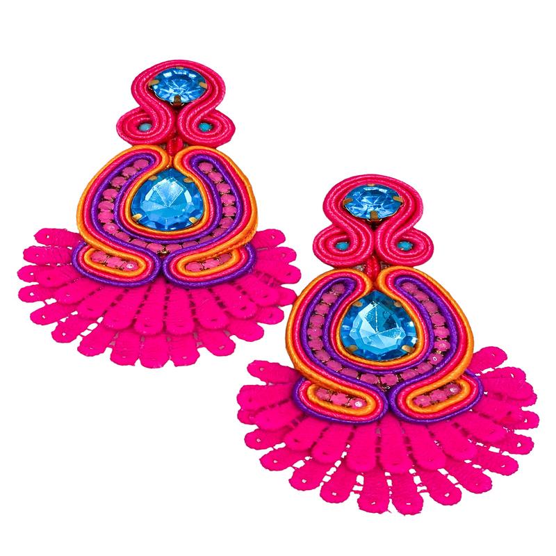 Sammy Earring - Pink | Treasure Jewels - FINAL SALE