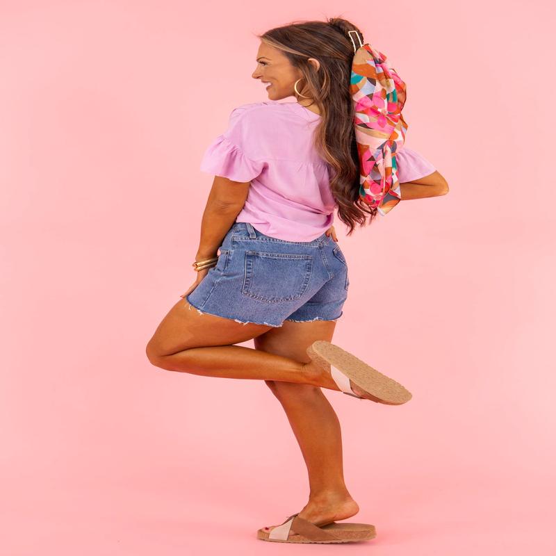 Floral Feels Scarf - Pink Multi