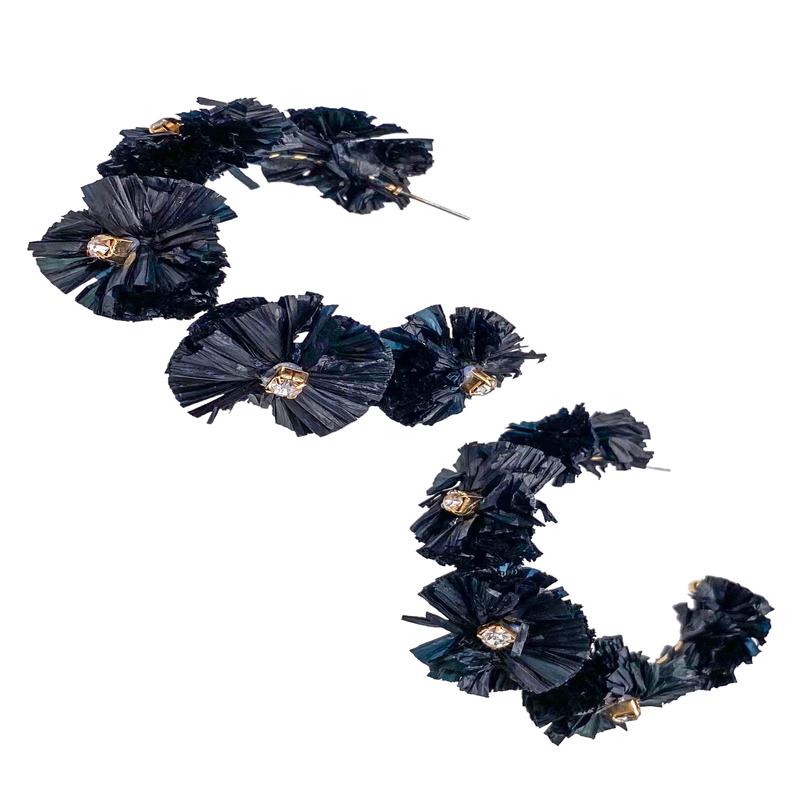 Headliner Hoops - Black - FINAL SALE