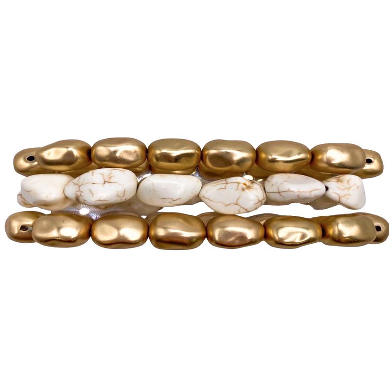 More Than Just A Dream Bracelet Set - Ivory - SALE