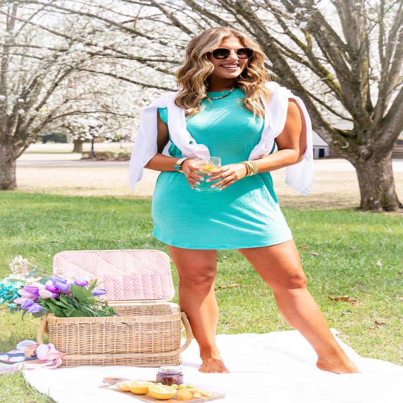 Rowan Textured Knit Dress - Cabana Green | Z Supply - SALE