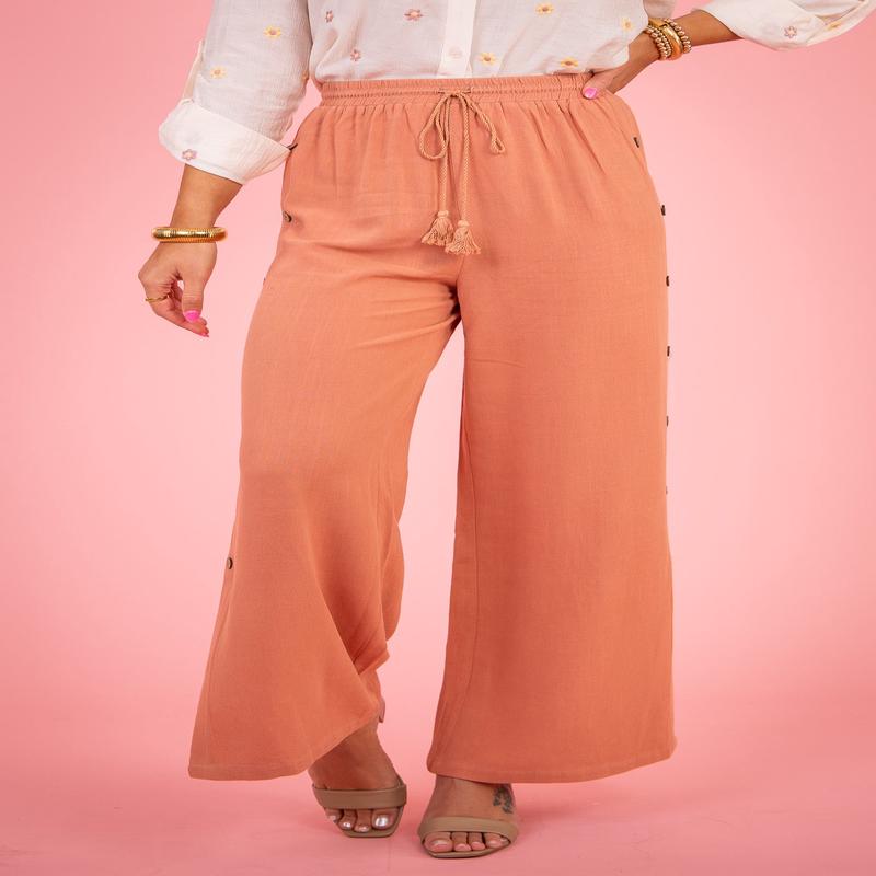 Wish You Well Wide Leg Pants - FINAL SALE
