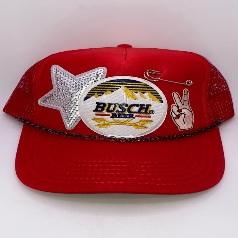 Custom Trucker Red 5