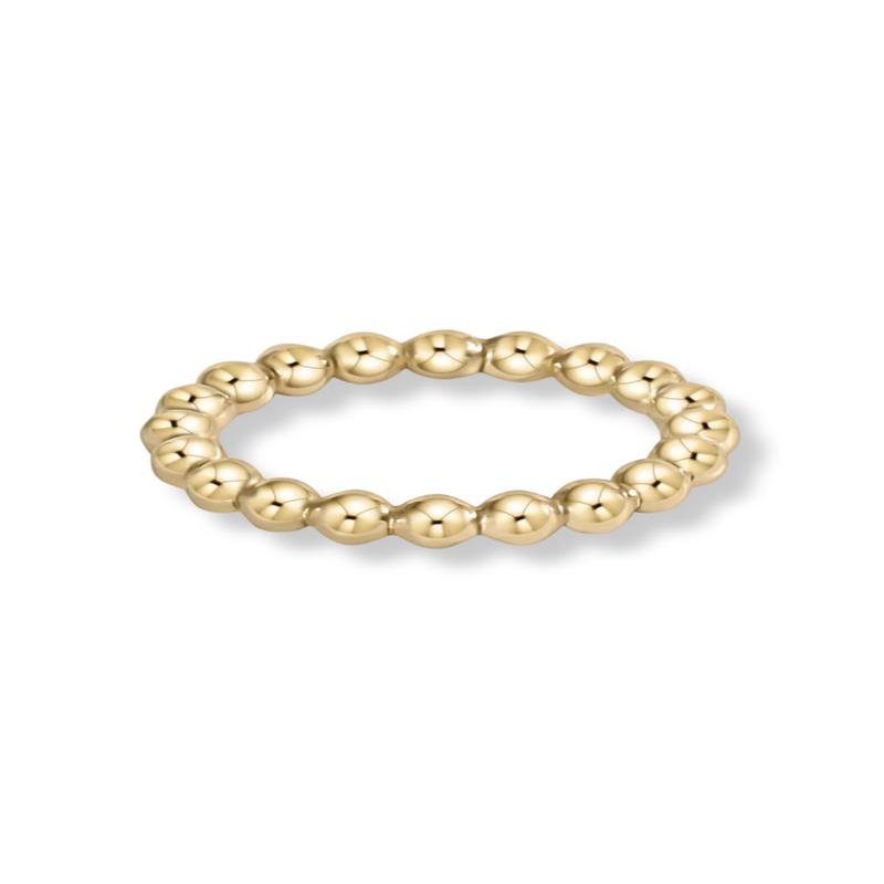 enewton Size 7 Classic Gold 3mm Bead Ring