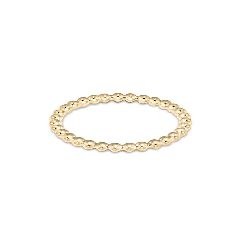 enewton Size 8 Classic Gold 2mm Bead Ring