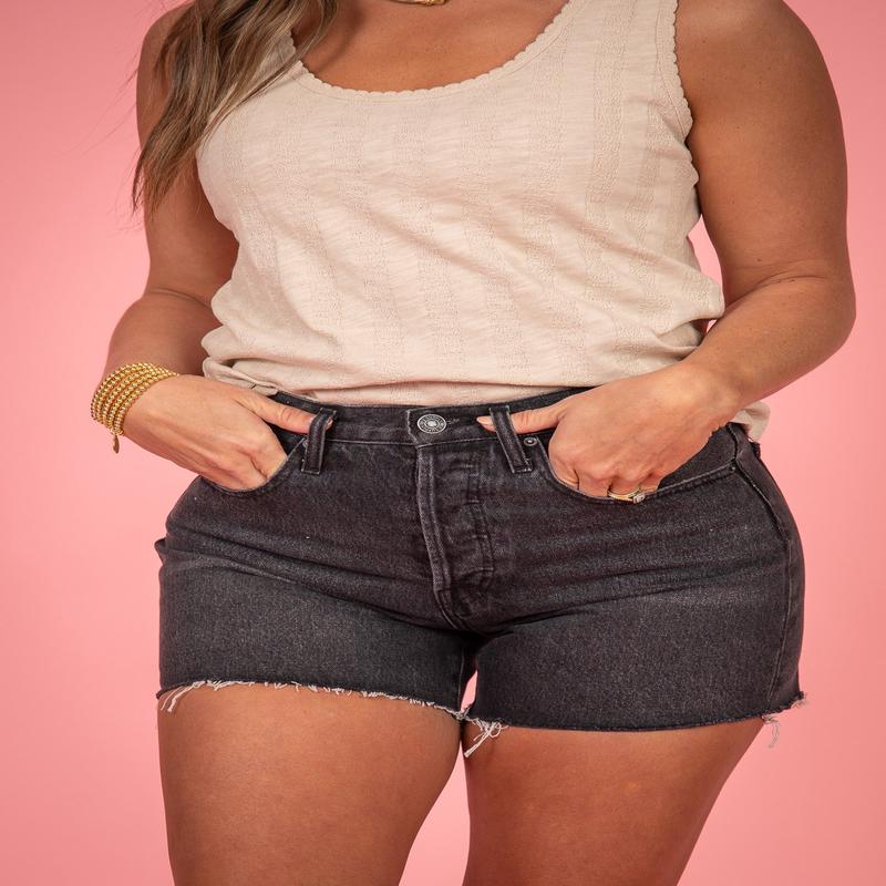 Everyday Hi-Rise Denim Short - Washed Black | Z Supply - FINAL SALE