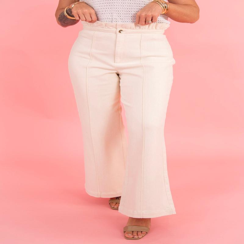 Gardenia Ruffle Flare Jean | Emily McCarthy - FINAL SALE