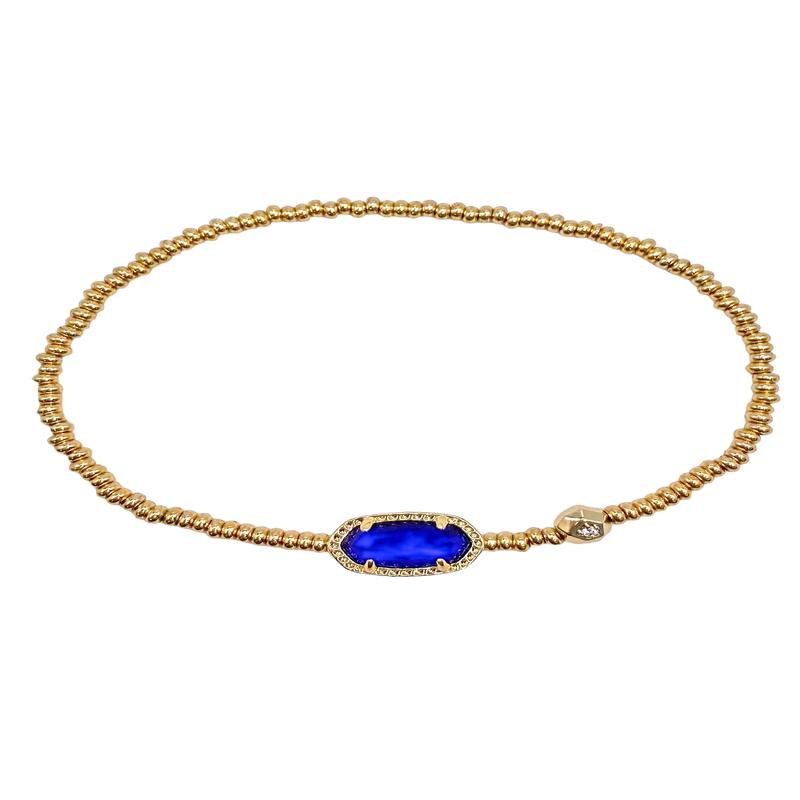 Grayson Stretch Bracelet - Gold Cobalt Illusion | Kendra Scott