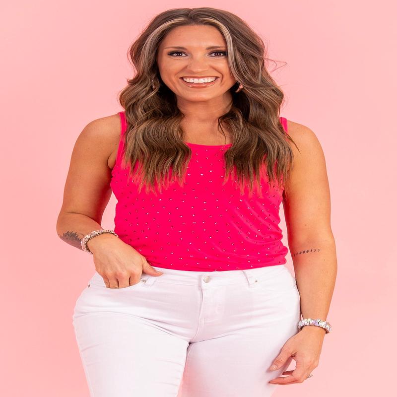 Jade Stone Tank - Pink | RESTOCK