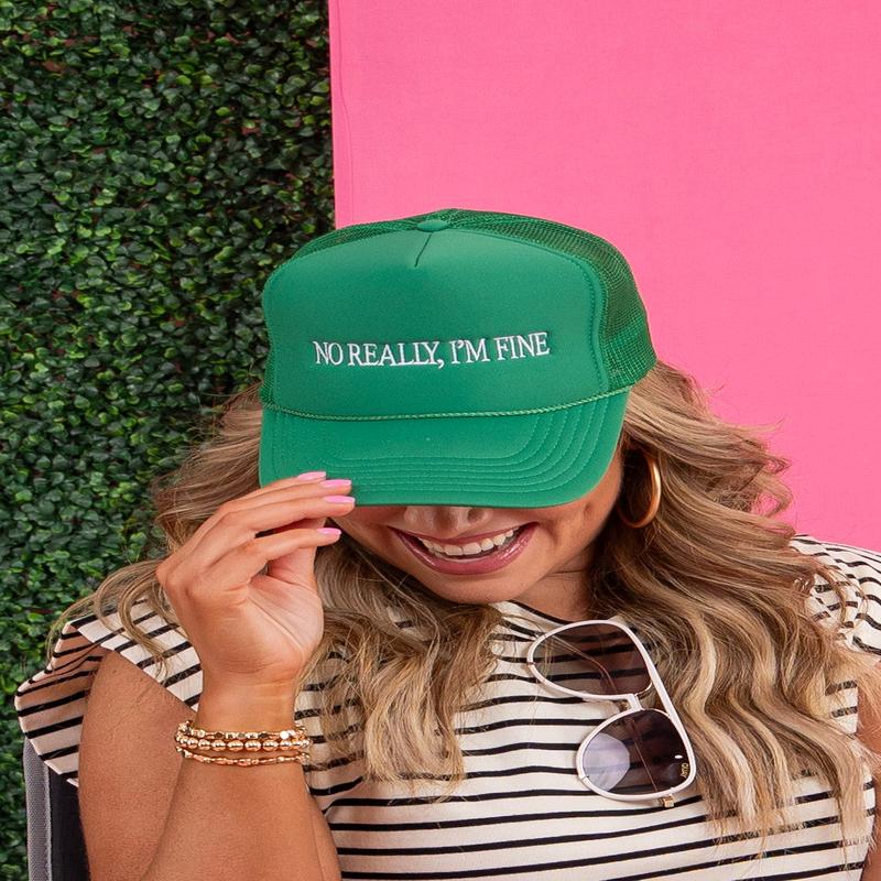 No Really, I'm Fine Hat - FINAL SALE