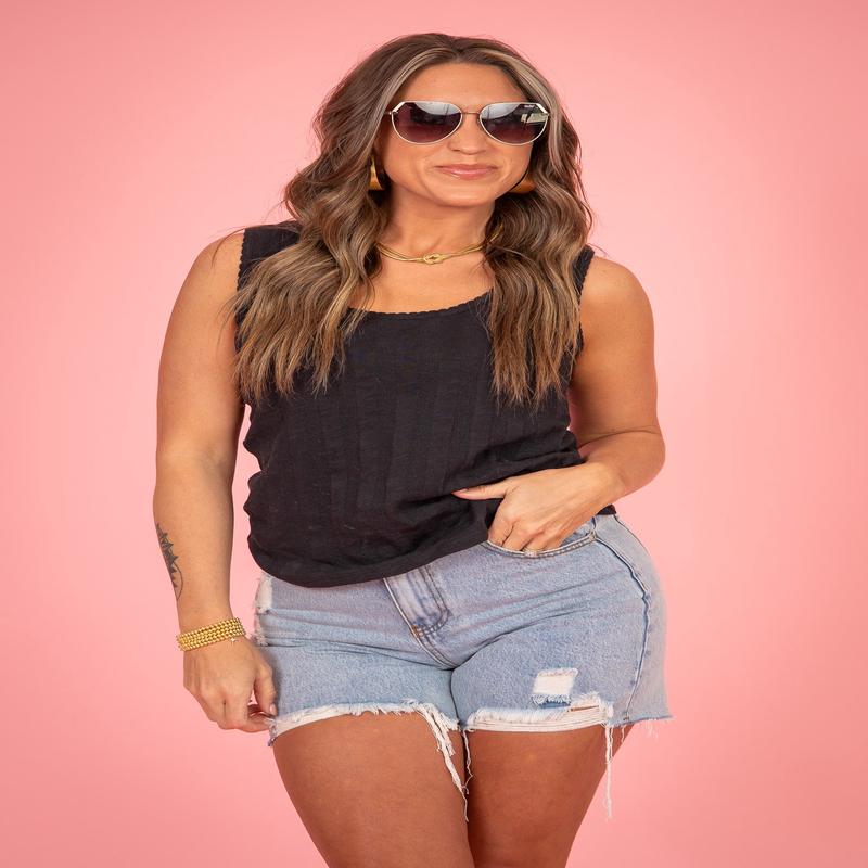 Once In A Lifetime Tank - Black | Tribal - SALE