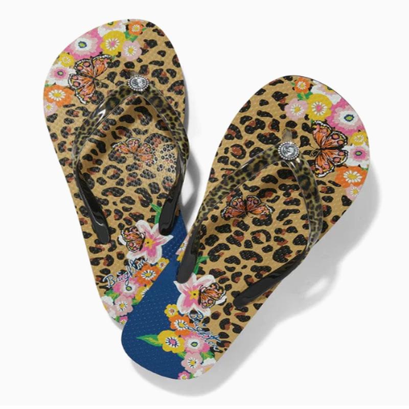Spotty Leo Flip Flops | Brighton - SALE