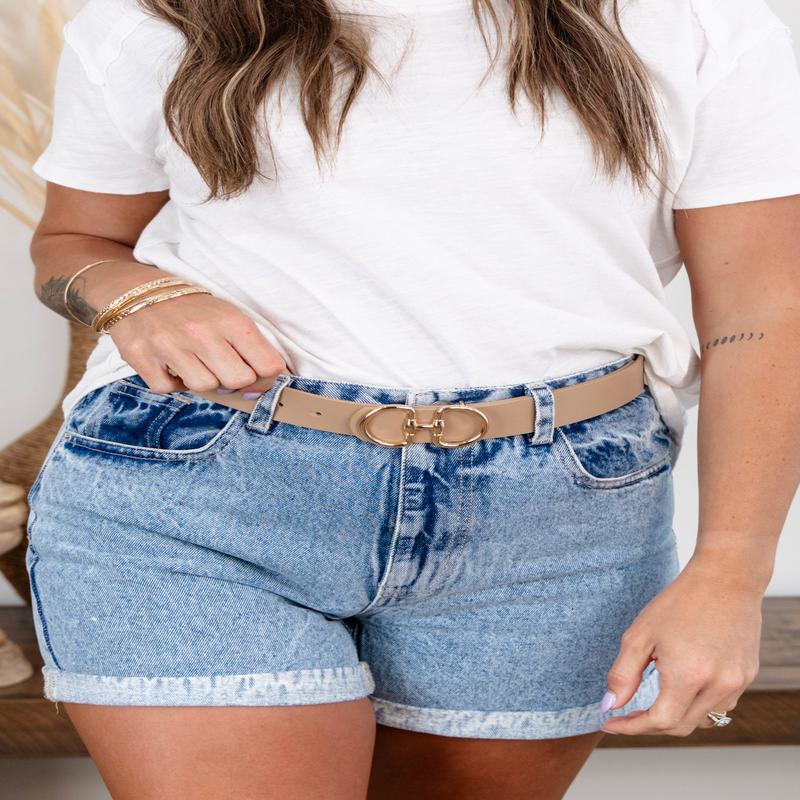 Calling Dibs Taupe Belt