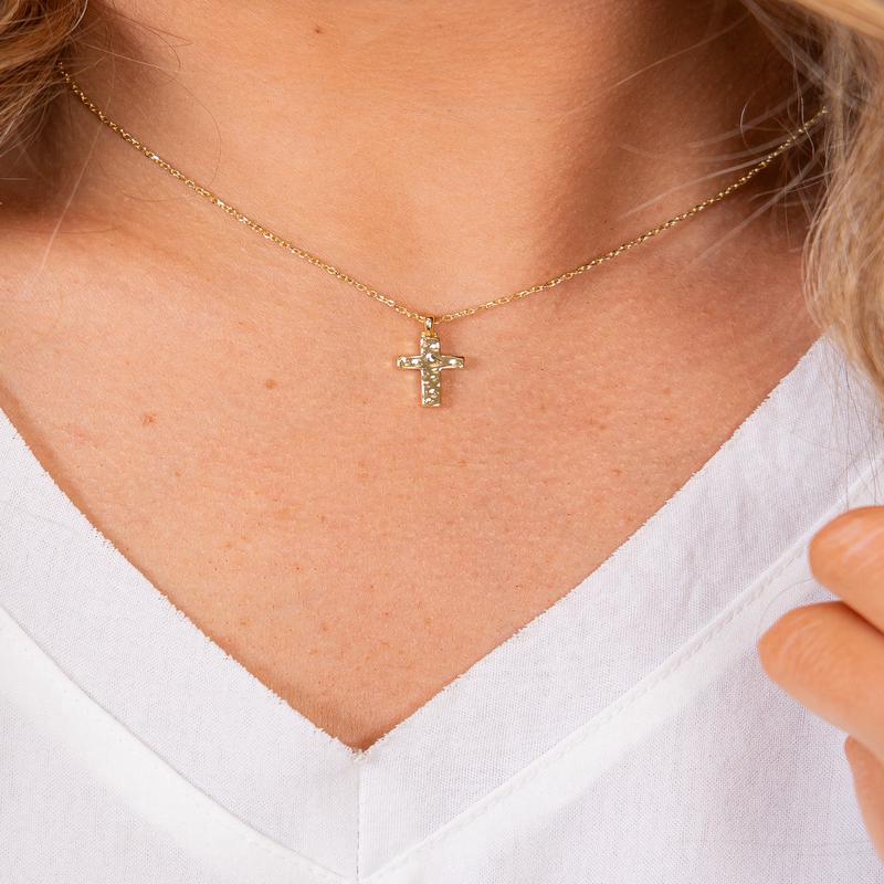 Cross Pendant Necklace - Gold Metal | Kendra Scott