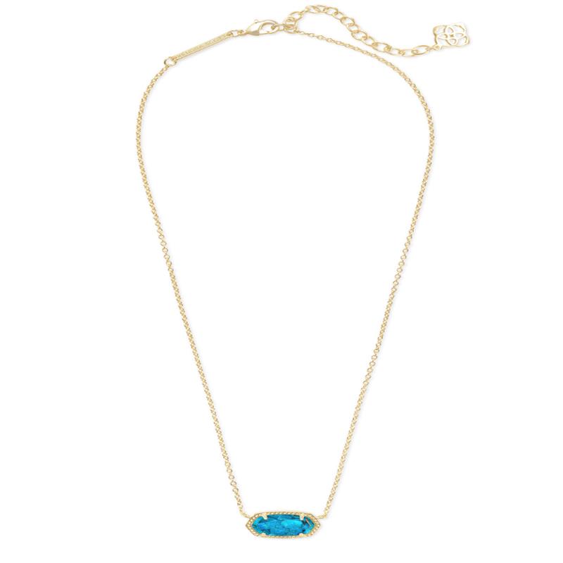 Elisa Necklace - Bronze Veined Turq Magnesite | Kendra Scott