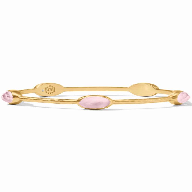 Ivy Stone Bangle - Medium - Rose | Julie Vos - FINAL SALE