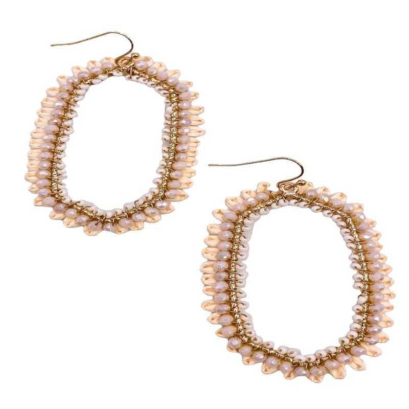 Looking Glass Earrings - Ivory - FINAL SALE