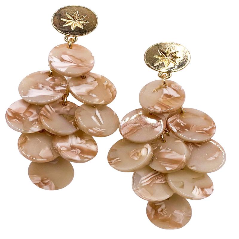 Making Waves Earring - Natural - SALE