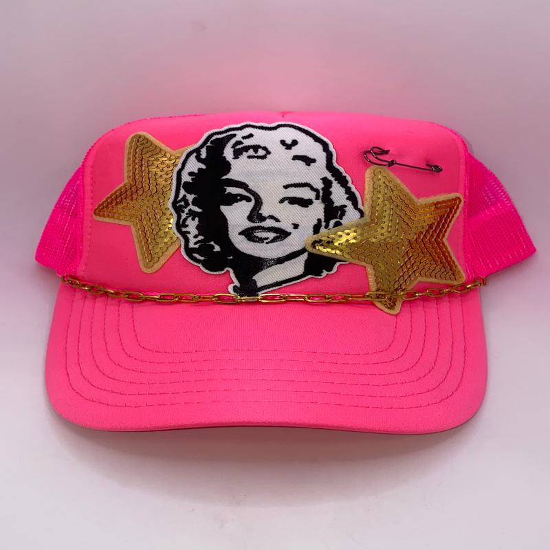 Custom Trucker Hot Pink 7 - FINAL SALE