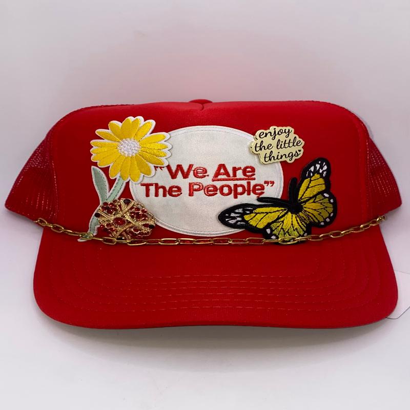 Custom Trucker Red 7 - FINAL SALE