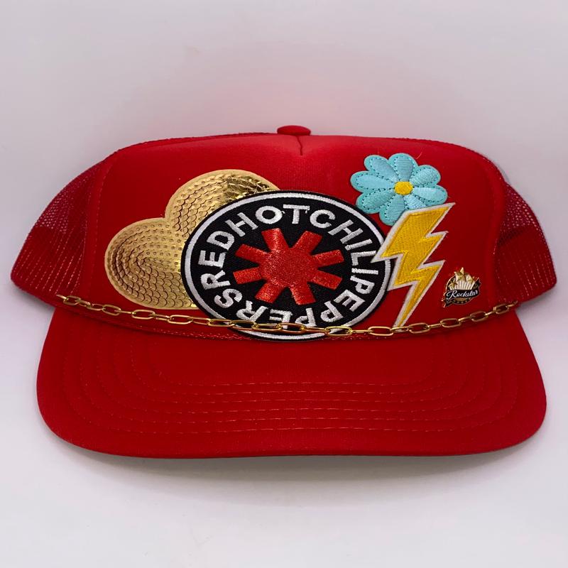 Custom Trucker Red 9 - FINAL SALE