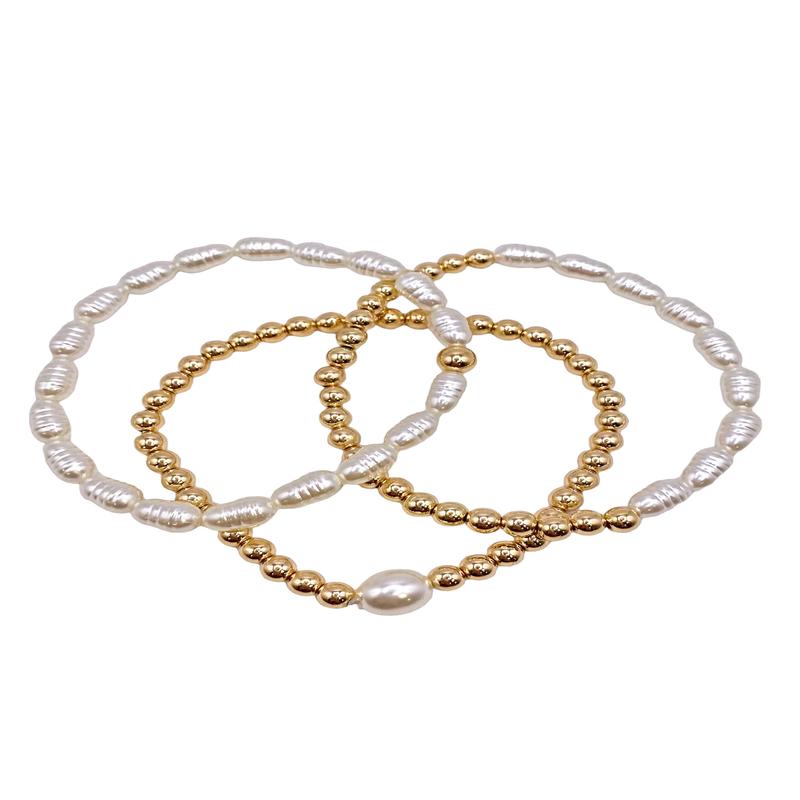 Everyday Pearl Bracelet Set - FINAL SALE