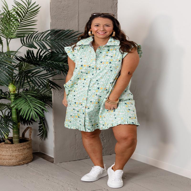 Ruffle and Swing Dress