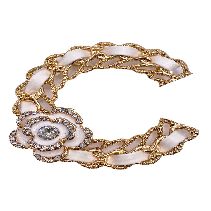 See You There Brooch - White