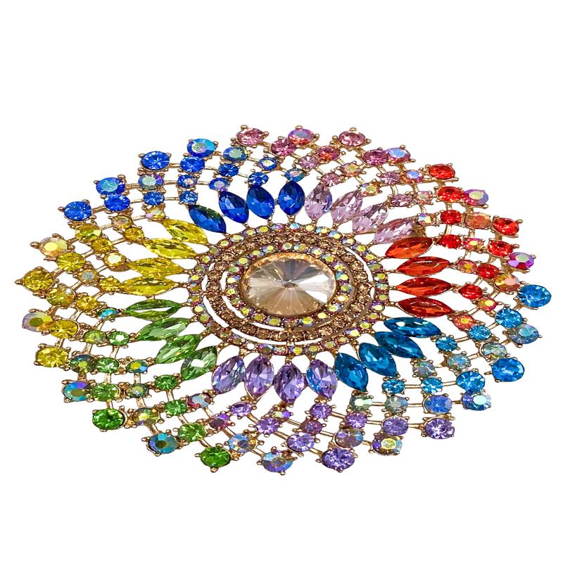 Down The Road Brooch - Multi - FINAL SALE