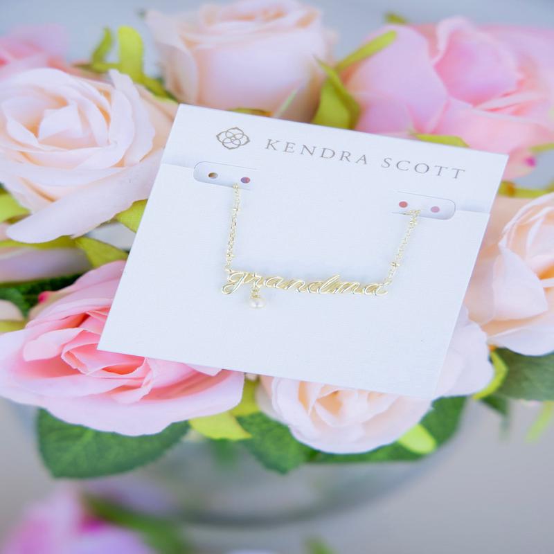 Grandma Script Pendant Necklace | Kendra Scott - FINAL SALE