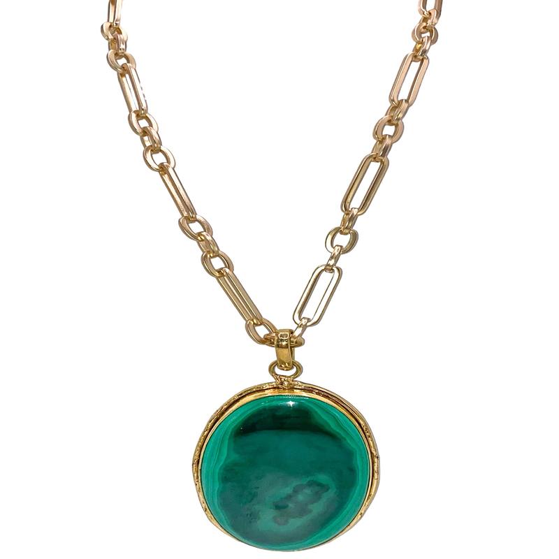 Kassy Necklace - Malachite