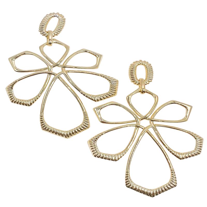 Layne Metal Statement Earrings - Gold | Kendra Scott