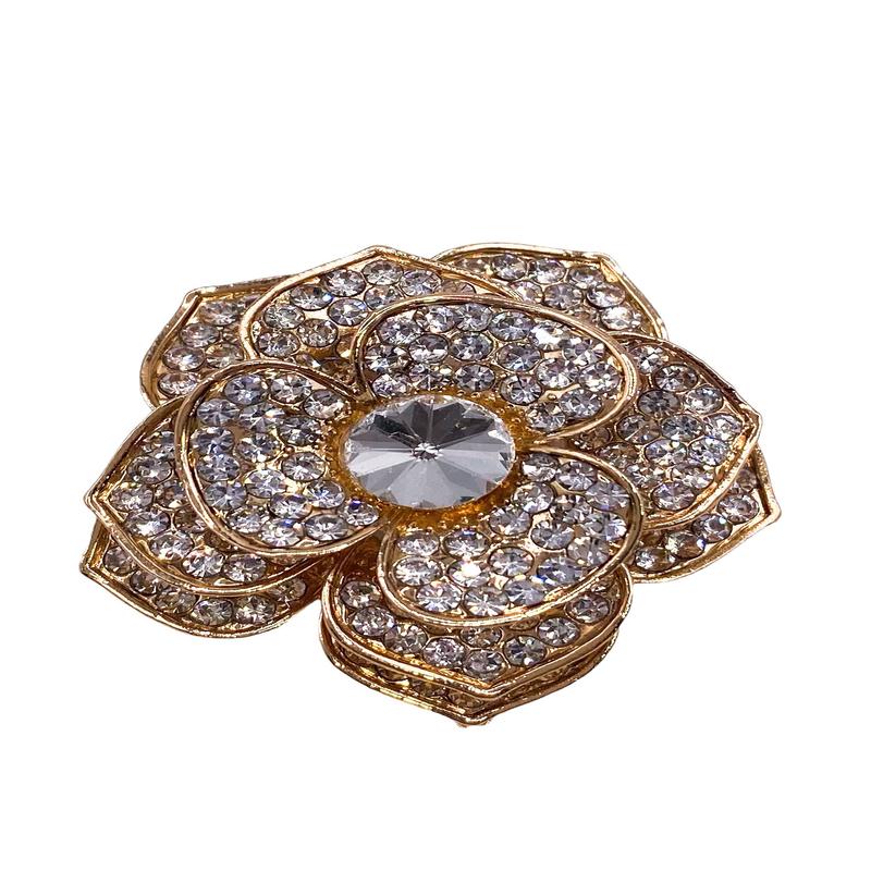 Linda Brooch - Clear - SALE