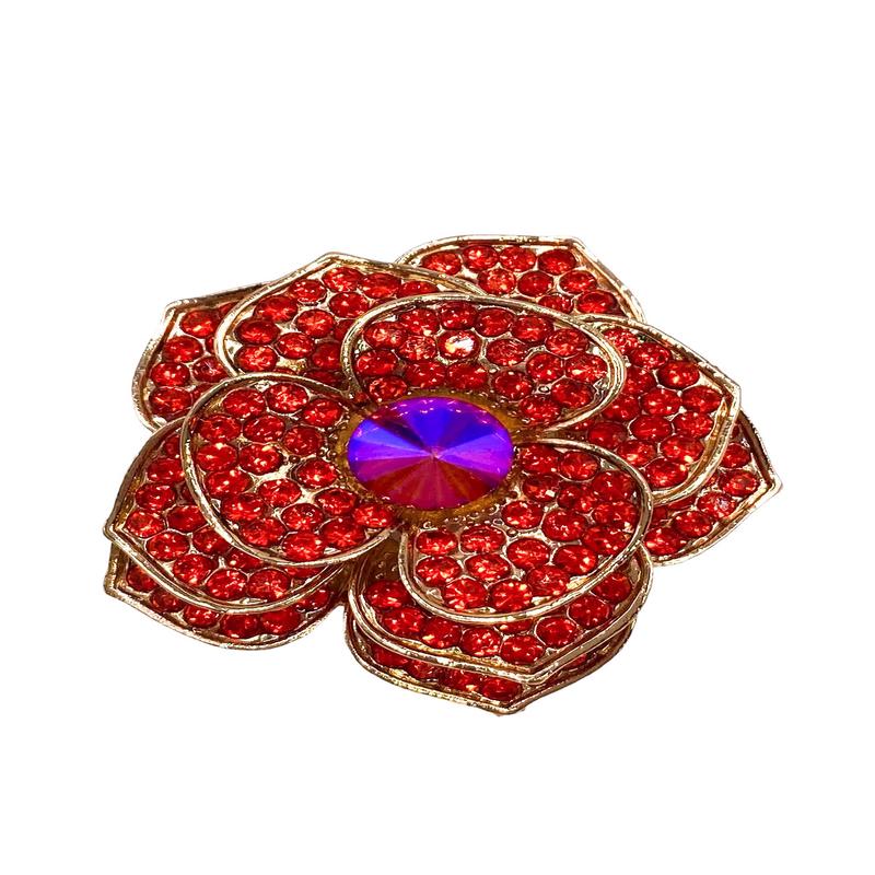 Linda Brooch - Orange