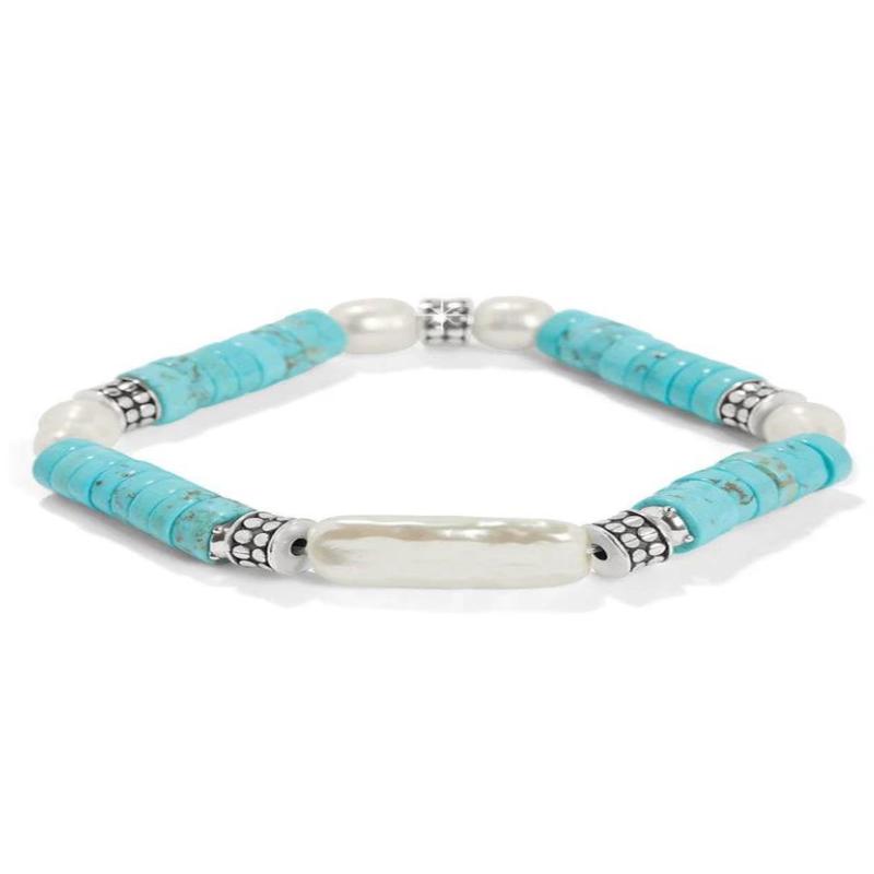 Pebble Pearl Coast Stretch Bracelet | Brighton