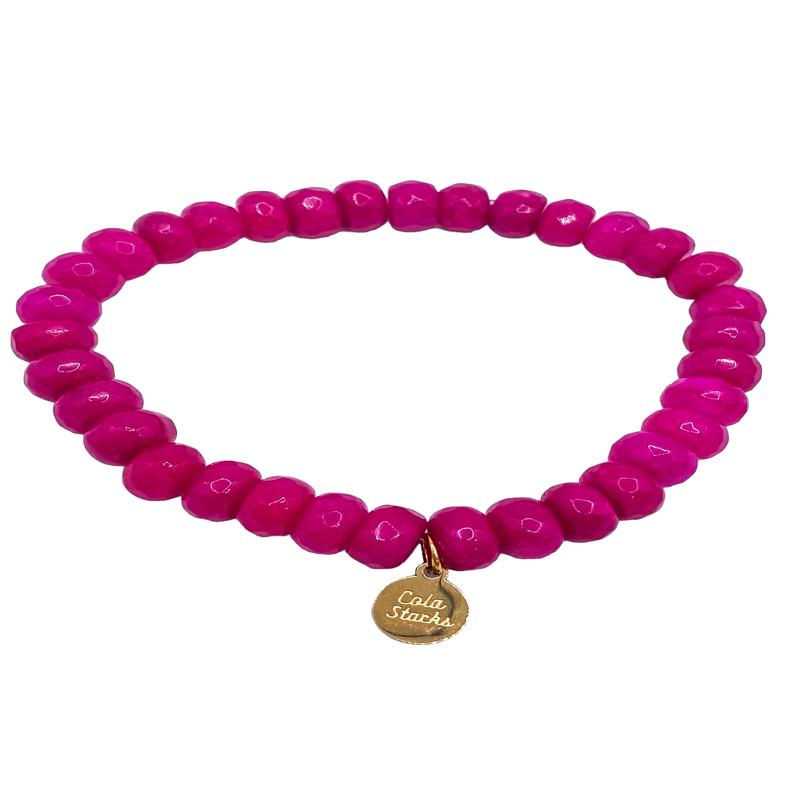 Solid Ground Bracelet - Pink - FINAL SALE
