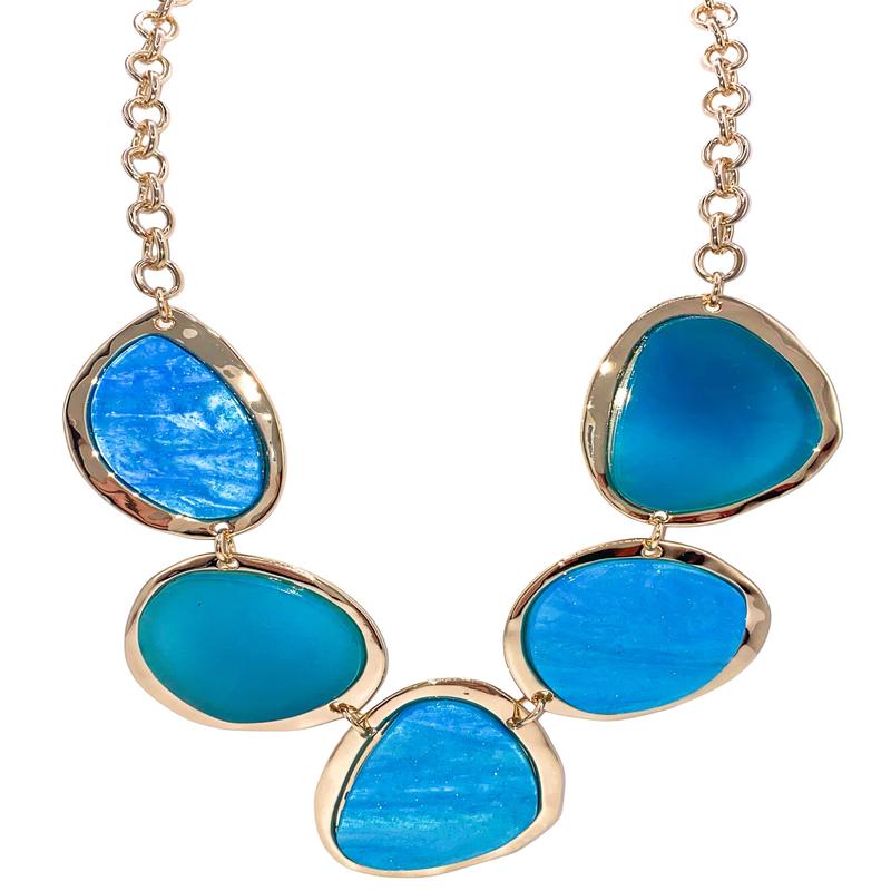 The Deep Blue Necklace - Blue